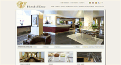 Desktop Screenshot of hoteldestemilano.it